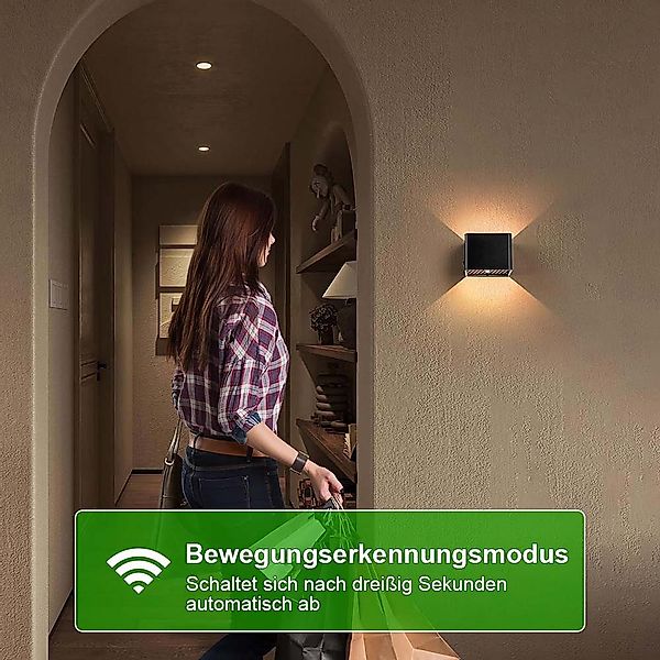 Jibenhome LED Wandleuchte LED-Wandleuchten Dimmbare,RGB-Wandleuchten Kabell günstig online kaufen