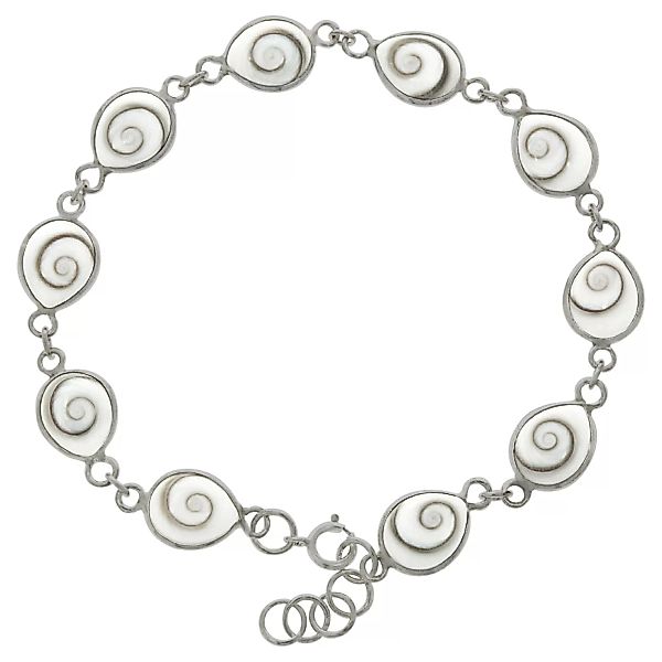 Vivance Armband "925 Silber mit Muschel weiß" günstig online kaufen