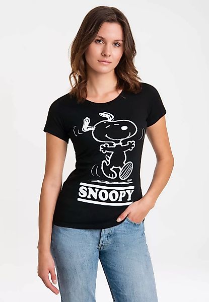 LOGOSHIRT T-Shirt "Snoopy - Happy", mit lizenziertem Original-Print günstig online kaufen