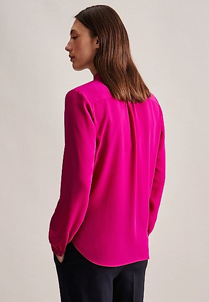 seidensticker Wickelbluse Schwarze Rose Langarm V-Neck günstig online kaufen
