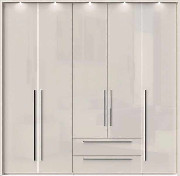 Places of Style Drehtürenschrank "Piano", weiß, verschiedene Breiten mit 2 günstig online kaufen