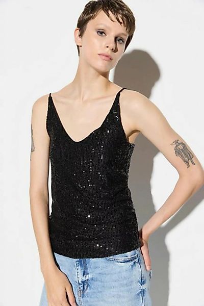 No Matter What Blusentop Glitzernde Schulterbluse günstig online kaufen