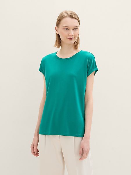 TOM TAILOR Denim T-Shirt mit Rundhalsausschnitt günstig online kaufen