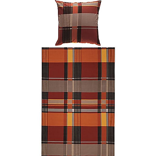 Erwin Müller Bettwäsche Bettwäsche, Mako-Satin, Karo günstig online kaufen