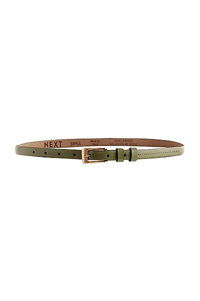 Next Ledergürtel Micro Skinny Gürtel aus günstig online kaufen