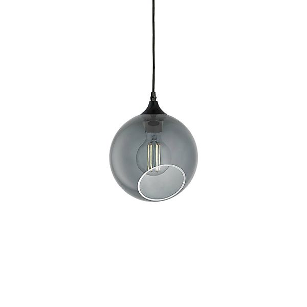 Design By Us Hängeleuchte Ballroom, rauchgrau, Ø 20 cm, Glas günstig online kaufen