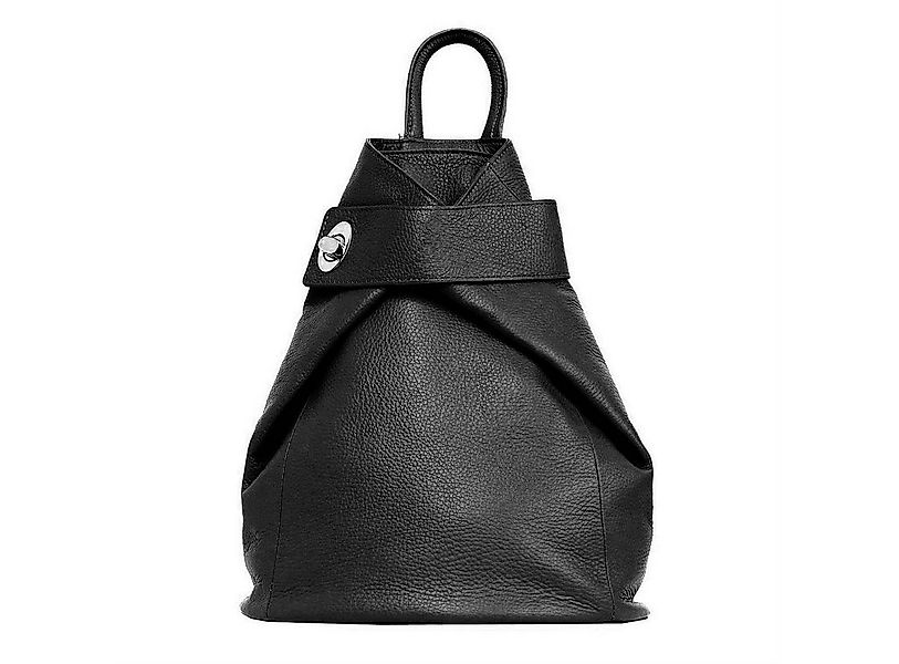 ITALYSHOP24 Rucksack Made in Italy Damen Leder Schultertasche Daypack Freiz günstig online kaufen
