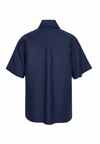 seidensticker Hemdbluse "Schwarze Rose", Kurzarm Rundhals Uni günstig online kaufen