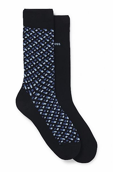 BOSS Socken "2P RS Monogram CC" Packung, 2 Stk. tlg. mit Logo günstig online kaufen