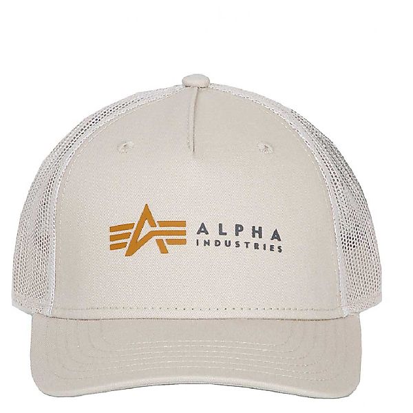 Alpha Industries Deckel Trucjer Alpha Label One Size Jet Stream White günstig online kaufen