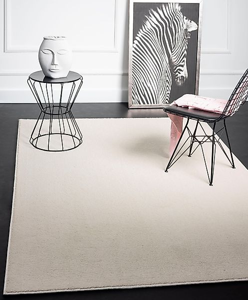 merinos Teppich »Montana«, rechteckig, 20 mm Höhe, Kurzflor, Uni-Farben, be günstig online kaufen