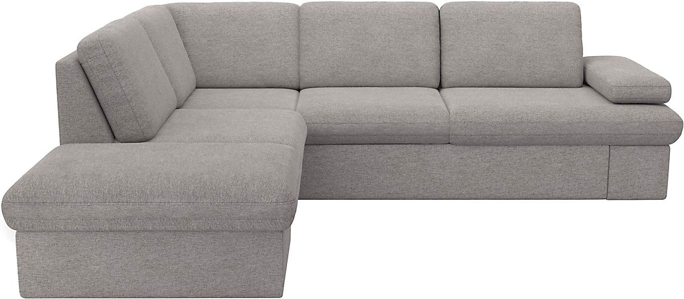 sit&more Ecksofa »Moreno L-Form, B: 238 cm« mit Armteilverstellung, optiona günstig online kaufen
