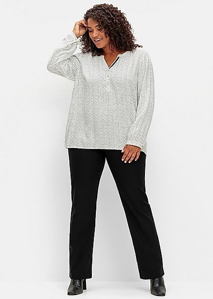 Sheego Klassische Bluse Tunika Langarm (2-tlg) günstig online kaufen