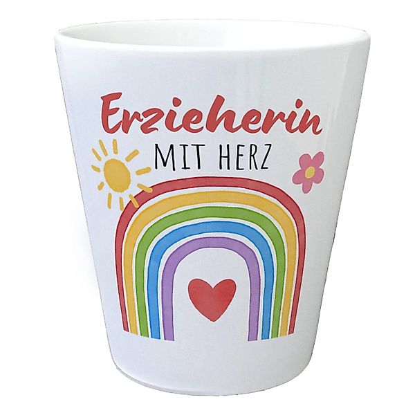 speecheese Blumentopf Regenbogen Blumentopf mit Spruch günstig online kaufen
