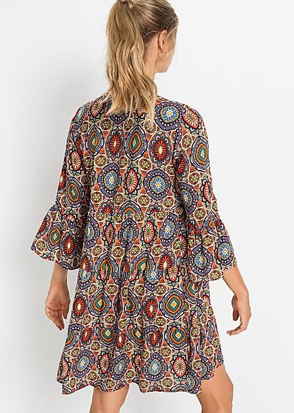 bonprix Minikleid "Minikleid aus fließender Viskose" für eleganten Auftritt günstig online kaufen