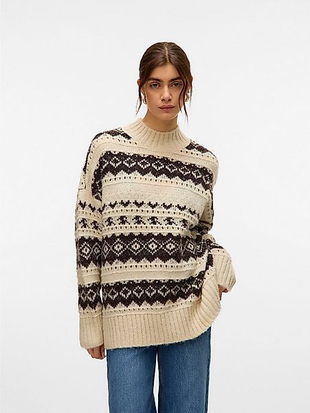 Vero Moda Strickpullover VMAMPLE LS HIGH NECK PULLOVER BOO günstig online kaufen