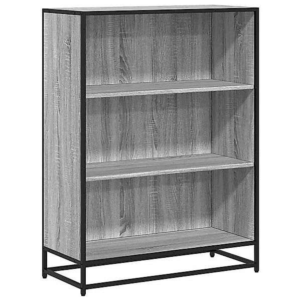 vidaXL Bücherregal Grau Sonoma 80,5x35x107,5 cm Holzwerkstoff 849122 günstig online kaufen