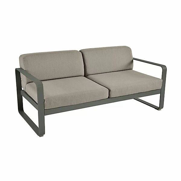 Bellevie Lounge-Sofa 2-Sitzer 48 Rosmarin B8 Taupegrau günstig online kaufen