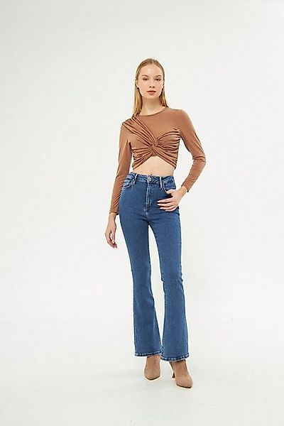 Kutaf Regular-fit-Jeans Poly-Flare-Jeanshose günstig online kaufen