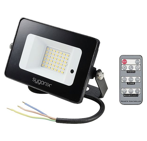 Sygonix LED Flutlichtstrahler Sygonix SY-5995280 LED-Außenstrahler mit Bewe günstig online kaufen