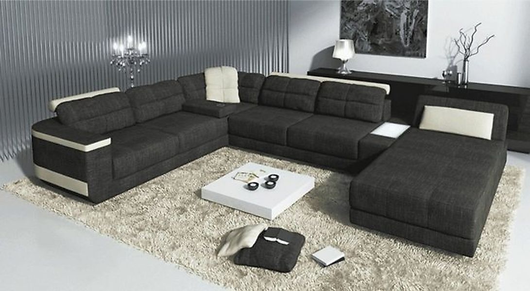 JVmoebel Ecksofa Designer U-Form Ecksofa XXL Wohnlandschaft Sofa Couch, Mad günstig online kaufen