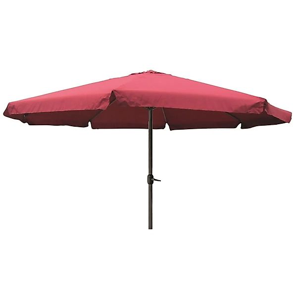 Lex XXL Alu Sonnenschirm Ø4m Kurbelschirm Gartenschirm Marktschirm Krempe B günstig online kaufen
