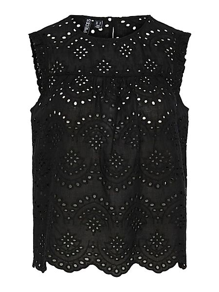 pieces Funktionsbluse PCVILDE (1-tlg) Lochmuster günstig online kaufen