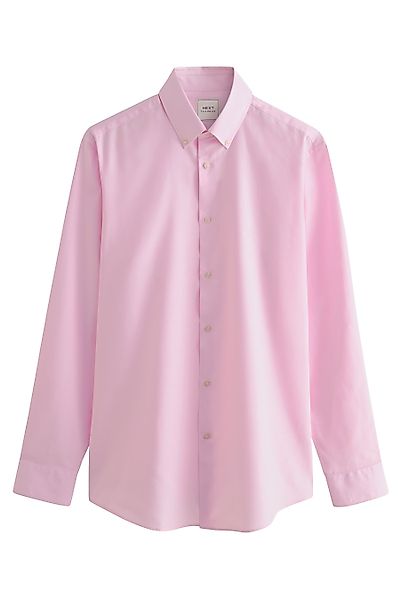 Next Langarmhemd Pflegeleichtes Slim Fit Oxford-Hemd günstig online kaufen