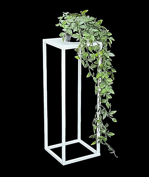 DanDiBo Blumenhocker Metall Weiß Eckig 50 - 70 cm Blumenständer günstig online kaufen