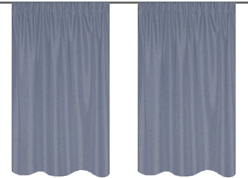 Home Basics Vorhang "MAITE" Multifunktionsband 2 Stk. tlg. günstig online kaufen