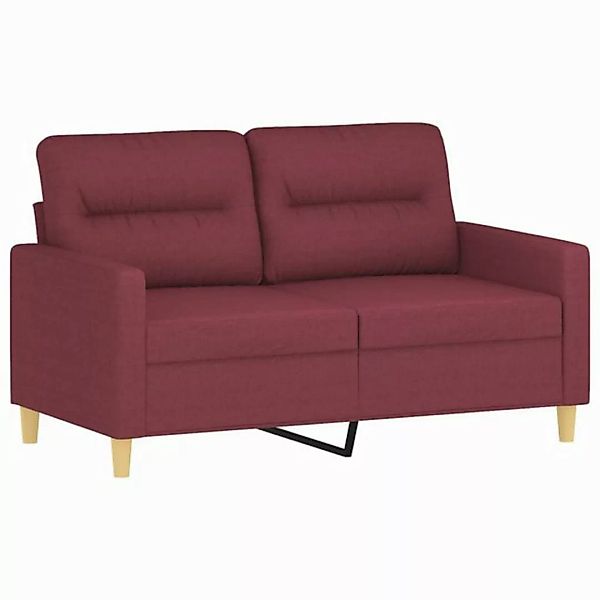 vidaXL Sofa, 2-Sitzer-Sofa Dunkelgrau 120 cm Stoff günstig online kaufen