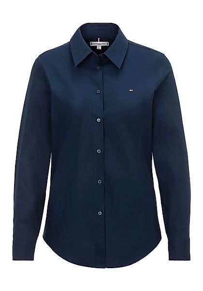 Tommy Hilfiger Hemdbluse "STRETCH REGULAR LS SHIRT", mit gesticktem Tommy H günstig online kaufen
