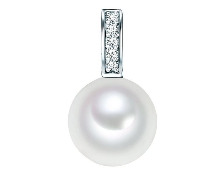 Rafaela Donata Kettenanhänger Perlenanhänger aus Sterling Silber, mit Zirko günstig online kaufen