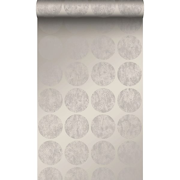 Origin Luxury Wallcoverings Tapete Große Verwitterte Kugeln Taupe 53 Cm X 1 günstig online kaufen