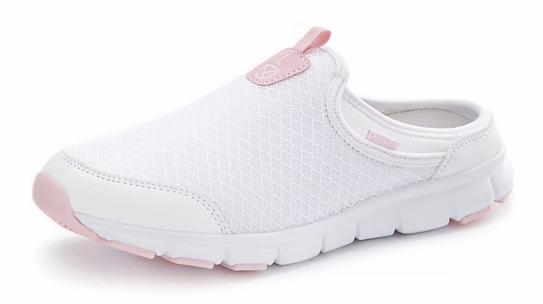 LASCANA Sneaker, Halbschuh, Freizeitschuh, Sabot, Clogs aus leichtem Mesh-M günstig online kaufen