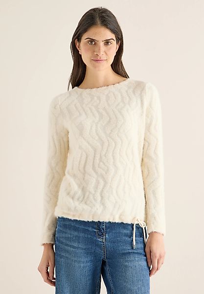 Cecil Langarmshirt mit Tunnelzug am Saum günstig online kaufen