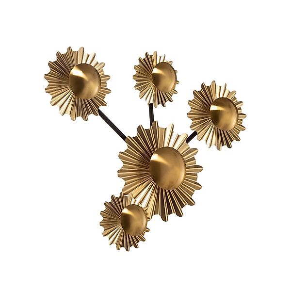 Lindby Wandleuchte Wandlampe Innen Senmia 10003390 Modern in Gold Messing a günstig online kaufen