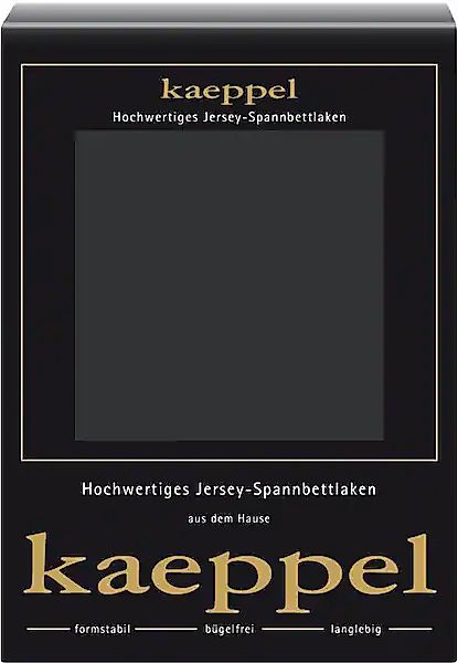 Kaeppel Spannbettlaken »Single Jersey Mako Elasthan«, aus 97% Baumwolle und günstig online kaufen