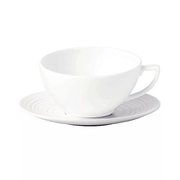 Wedgwood 'Jasper Conran' Kaffeetasse / Teetasse 0,23 L mit Untertasse Strat günstig online kaufen