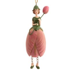 ROSEMARIE SCHULZ Heidelberg Dekofigur Blumenmädchen Papageientulpe günstig online kaufen
