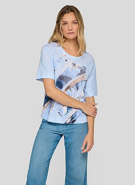 Rabe T-Shirt mit Front-Print günstig online kaufen