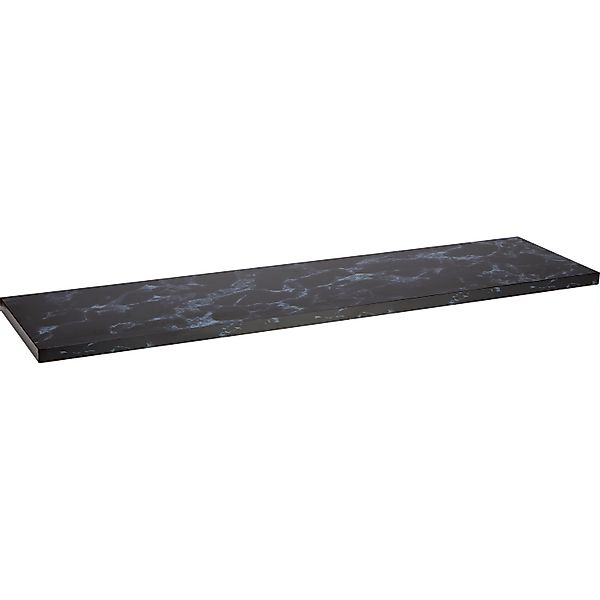 MDF-Wandregal Oldham 1,8 cm x 60 cm x 20 cm Glanzschwarz günstig online kaufen