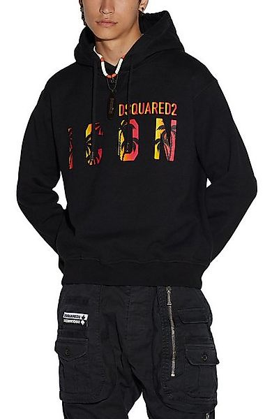 Dsquared2 Rundhalspullover Dsquared2 ICON Sunset Pullover Schwarz Herren günstig online kaufen