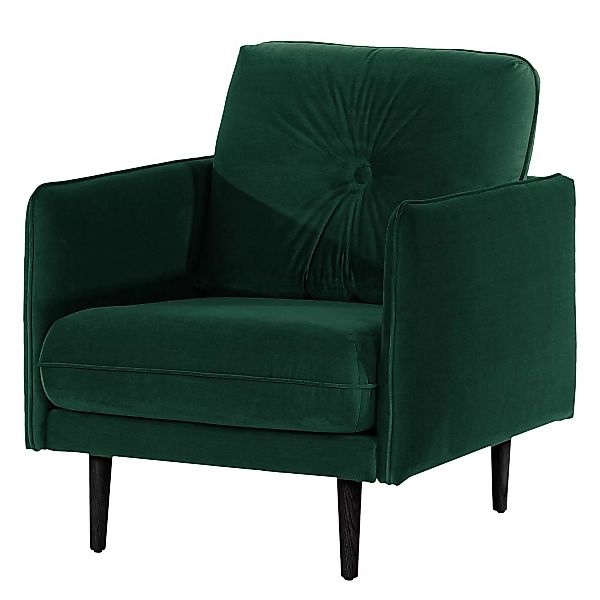 home24 Norrwood Sessel Pigna II Antikgrün Samt 83x86x94 cm (BxHxT) günstig online kaufen