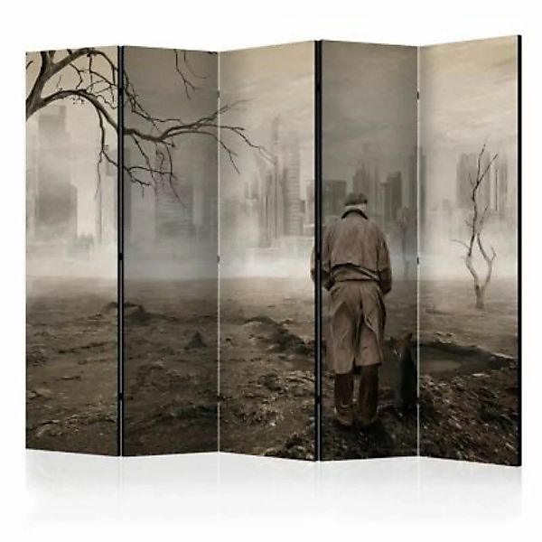artgeist Paravent Ghost's city II [Room Dividers] sand Gr. 225 x 172 günstig online kaufen