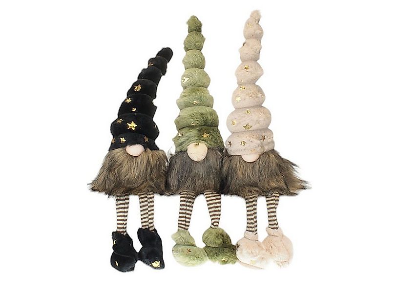 Macosa Home Kantenhocker Weihnachtswichtel 42 cm Stoff vers. Farben Dekowic günstig online kaufen