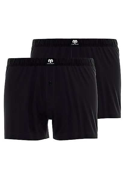 CECEBA Boxershorts Shorts 2er Pack black günstig online kaufen