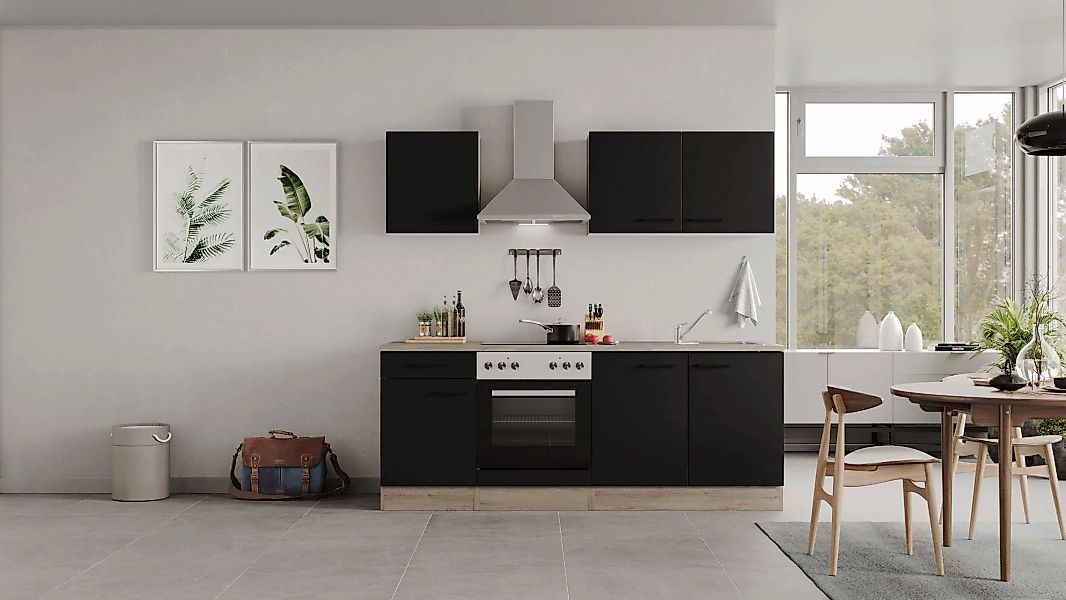 Flex-Well Küchenzeile »Capri«, mit und ohne E-Geräten erhältlich, Gesamtbre günstig online kaufen