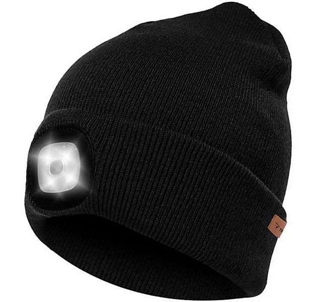 Trizand Stirnlampe Wintermütze Taschenlampe (Spar-Set, 1-St., mit USB Kabel günstig online kaufen