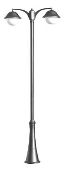 Kandelaber Schwarz 310 cm hoch Rustikal 2x E27 günstig online kaufen